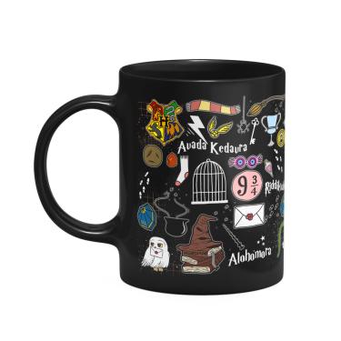 Imagem de Caneca Geek Icons Fantasy Potter - Preta - 325ml