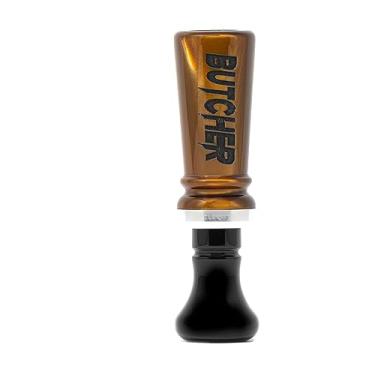 Imagem de Elite Acrylic Butcher Duck Call – Cutdown-Style Hunting Call for Mallard, Wood Duck, Teal, Gadwall & Pintail – Chamada de campo durável (marrom pérola/preto)