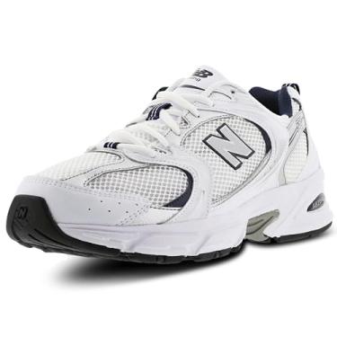 Imagem de New Balance Tênis adulto unissex 530, Branco/índigo natural, 37/38 BR