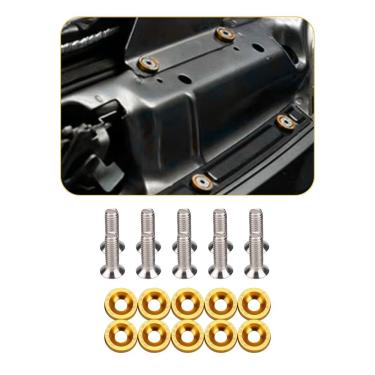 Imagem de Trava Para-choque Anilha Amarelo Estilo BR