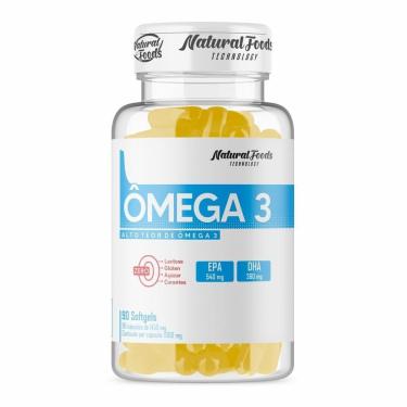 Imagem de Ômega 3 Natural Foods 1000mg – 90 Cápsulas Softgel – Suplemento com EPA e DHA-Unissex