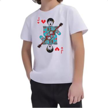 Imagem de Camiseta Infantil Baralho Valete Paul McCartney - Alearts, 14