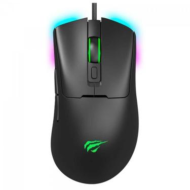 Imagem de Mouse Gamer Havit MS966 - 12000dpi - Iluminação RGB - 7 Botões - Preto - HVMS-MS966-BN-Unissex