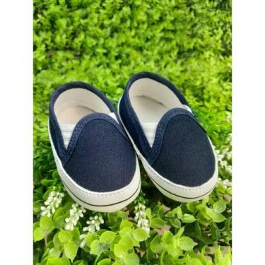 Imagem de Tênis Sapato Calce Facil de Bebê Recém-Nascidos Passeio Casuais Menino