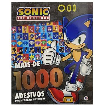 Imagem de Livro Sonic Mais De 1000 Adesivos Com Atividades Divertidas