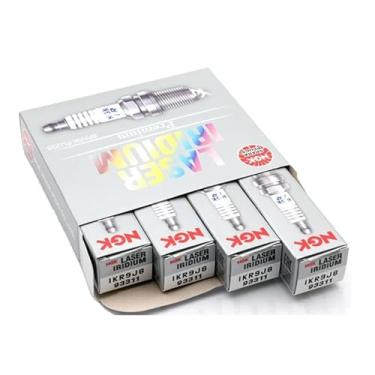 Imagem de Laser compatível com vela de ignição Iridium IKR9J8 93311 compatível com Jeep Compass 2016-2020 Renegade 1.4T compatível com Fiat 500 Viaggio Ottimo 1.4T