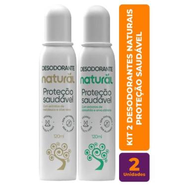 Imagem de Kit c/ 2 Desodorante Vegano Natural Camomila/Erva Cidreira e Melaleuca