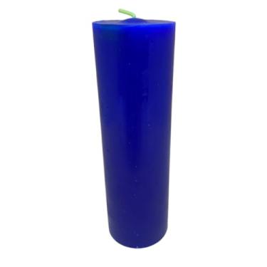 Imagem de Vela 7 Dias - Cores Sortidas - 16 Cm e 278 g - Votiva, Com Parafina Nacional Premium - Cores Vivas e Vibrantes. (Azul Escuro)