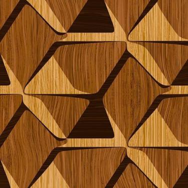 Imagem de Papel de Parede Adesivo Madeira Efeito 3D - 042 - Multimpressão