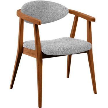 Imagem de Poltrona Decorativa Para Sala De Estar E Recepção Cecília L02 Bouclê C