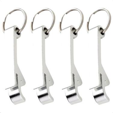 Imagem de Kit 4 Abridor de Latas Garrafa Chaveiro Brindes Varias Cores - Abrolho