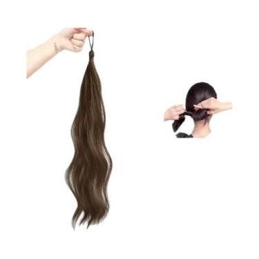 Imagem de Penteado De Cabelo Em Bola De Fibra Sintética Fluffy, Peruca Chignon C