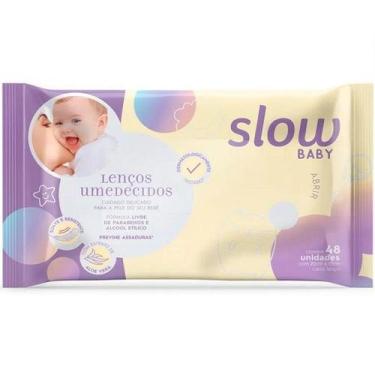 Imagem de Lenço Umedecido Slow Baby c/48 Unidades