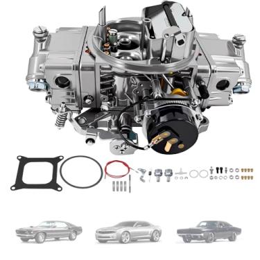 Imagem de Carburador elétrico de 650 CFM, 4 cilindros, encaixe secundário mecânico Holley Quick Fuel Brawler 4150 Furo quadrado – Substituição de alumínio fundido BR-67255