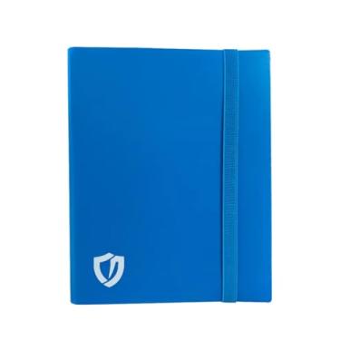 Imagem de Central Album Fichario Pasta 3x3 Azul 360 Cartas Padrão 20 Folhas