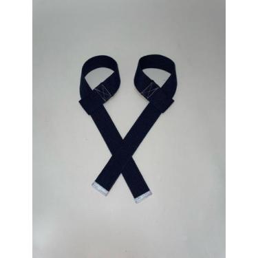 Imagem de Par Tala Straps Profissional 100 Algodão exercício funcional Musculaçã