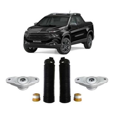 Imagem de 2 Kit Coxim Suspensão Traseira Fiat Toro 2017 2018 2019 2020