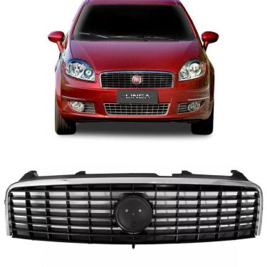 Imagem de Grade Linea 2008 2009 2010 2011 2012 2013 Friso Cromado