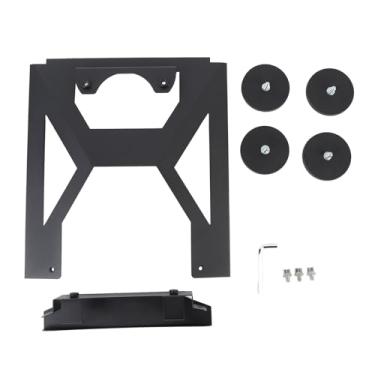 Imagem de Garosa Mini Retangular Satellite Car Roof Mount Retangular Satellite Car Flat Mount Suporte de Montagem Com 4 Strong Suportes Adsorvidos para RV Boat Van