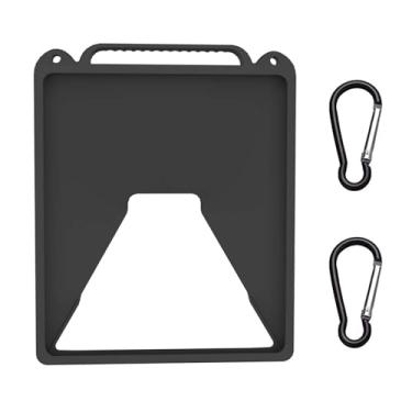 Imagem de Phefop Caixa de Silicone para Mini Antena, Caixa de Proteção Portátil à Prova Choque Com Aderência Confortável para Camping, Caminhada, Viagens Rodoviárias (Preto)