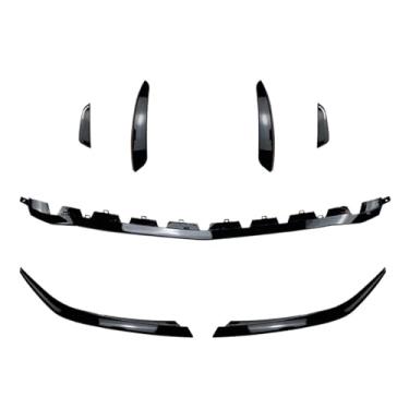 Imagem de Compatível com Mercedes Benz Classe A W177 A180 A200 A220 A35 AMG 2018+ Para-choque dianteiro, spoilers, divisores, saídas de ar