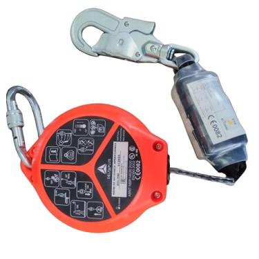 Imagem de Trava-Quedas Retrátil, Cabo de 6 Metros, com Absorvedor de Energia, NR35 (6 metros)
