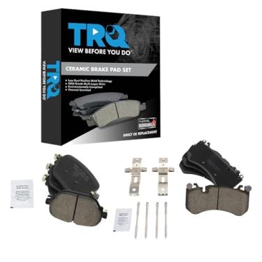 Imagem de TRQ Pastilhas de freio de cerâmica compatíveis com Mercedes-Benz E63 AMG S 2018