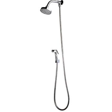 Imagem de Chuveiro Completo Com Desviador Cromado 4,5 Metros 1816 - 760307-1816 - Stoc