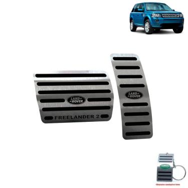 Imagem de Pedaleira Automático Aço Inox Land Rover Freelander 2 Preto
