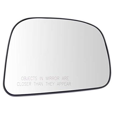 Imagem de TRQ Espelho exterior de vidro com placa traseira lado do passageiro para Nissan Versa