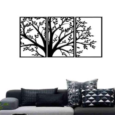 Imagem de Quadro Decorativo Árvore 6Mm Vazado - Mdf