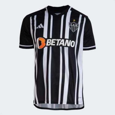 Imagem de Camisa Atlético Mineiro I Adidas Masculina Listrada Galo-Masculino