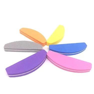 Imagem de Lixa Unha, Lixa Unha Polidora, 100/180, 20 Mini Lixa Buffer Boomerang(20 Lixas buffer)