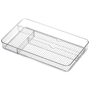 Imagem de Organizador de gaveta de cozinha para suporte de utensílios, organizador de gaveta de talheres, bandeja de talheres para talheres, organizador multiuso de talheres