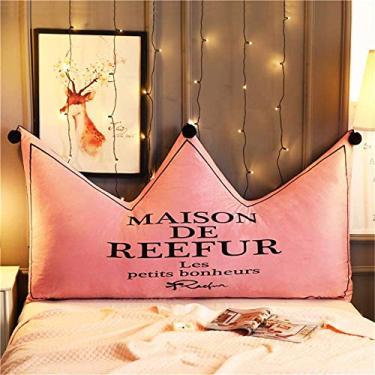 Imagem de RXBFD Cabeceira de cabeceira grande encosto estofado cabeceira leitura encosto simples posicionamento cabeceira almofada removível almofada de cabeça de cama - 90 x 60 (89 x 60 cm)