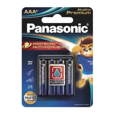 Imagem de Pilha Alcalina AAA Premium 4 Unidades Panasonic