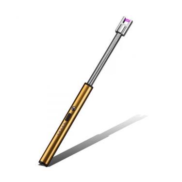 Imagem de Isqueiro elétrico portátil com led usb, acendedor de luz portátil sem chamas