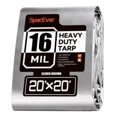 Imagem de Lona SpaceVer 6x6 m Heavy Duty 16 mil à prova d'água