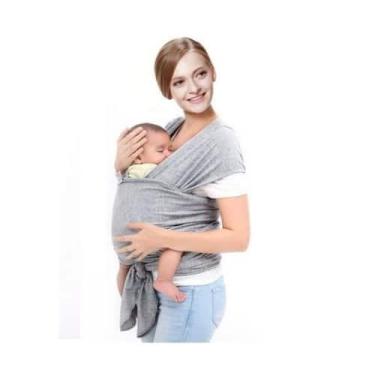 Imagem de Wrap Sling Canguru Carregador De Bebê Sling Modelo Luxo - Quality Baby