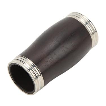 Imagem de RiToEasysports Barril de Clarinete Leve de Metal de ébano Com Fácil Instalação, Perfeito para Profissionais e Amadores, Preto Prateado