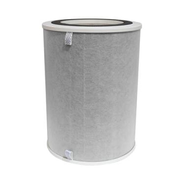 Imagem de PUREBURG Filtro de substituição compatível com purificador de ar TOPPIN Comfy Air Bridge 4 TPAP005, filtro de ar H13 True HEPA ativado carbono 3 estágios de filtragem de ar limpo
