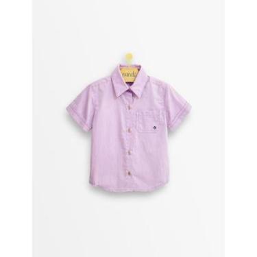 Imagem de Camisa Social Infantil Pandi Manga Curta Meninos-Masculino