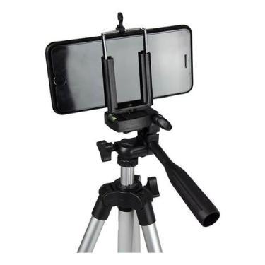 Imagem de Tripé Câmera Celular Profissional Até 1,2m Filme Smartphone - Genérica