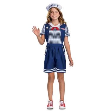 Imagem de Fantasia de Robin Scoops Ahoy, fantasia oficial de Stranger Things Halloween com chapéu, tamanho infantil (14-16)