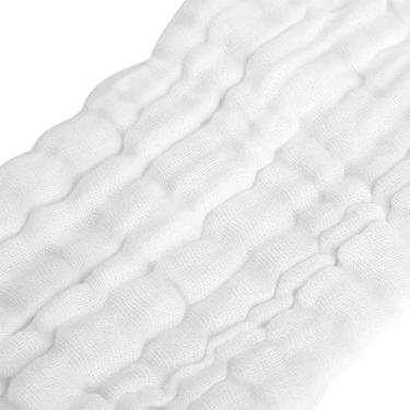 Imagem de Generic Fralda de Pano Pré-dobrada, Fraldas para Bebês, Algodão Macio para Bebês Recém-nascidos (Branco)