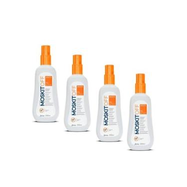 Imagem de Kit 4 Repelente Moskitoff Spray 200ml - Farmax