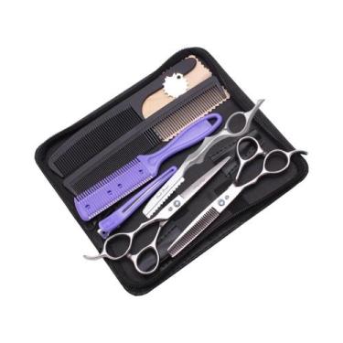 Imagem de Tesoura De Cabeleireiro Profissional De 6 Polegadas Para Barbeiro, Tes