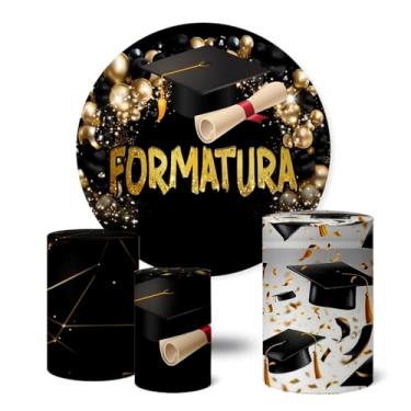 Imagem de Trio Capas Cilindro + Painel Sublimado 1,50m Formatura (K1FOR0006)