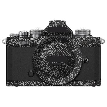 Imagem de ZFC Película para Câmera Adesivo Anti-Riscos Película Protetora de Vinil Protetor Corporal Capa Decalques para Nikon Z FC (Contorno Preto Branco + Couro Preto)