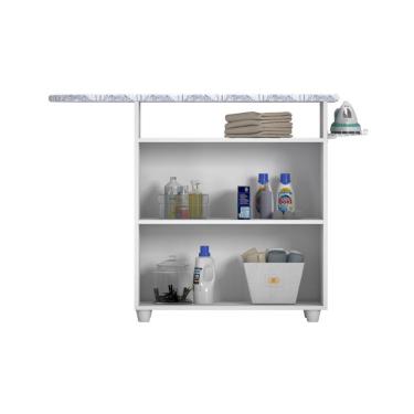 Imagem de Tábua De Passar Roupas 2 Portas E Porta Ferro Notável Branco